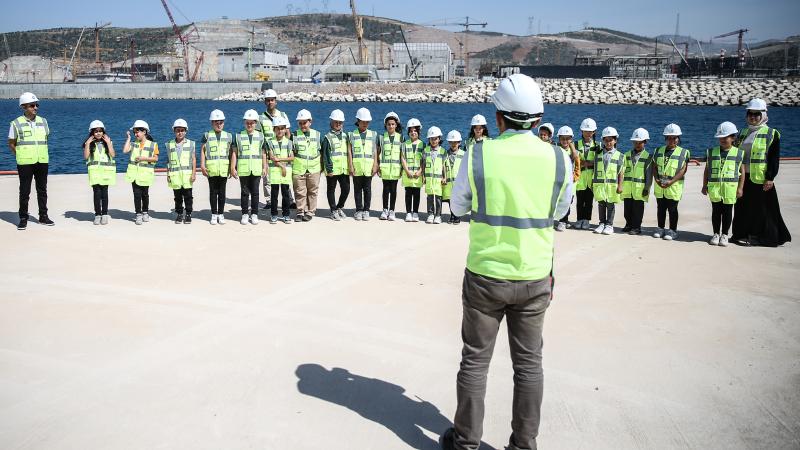Çocuklar Akkuyu NGS’yi ziyaret etti