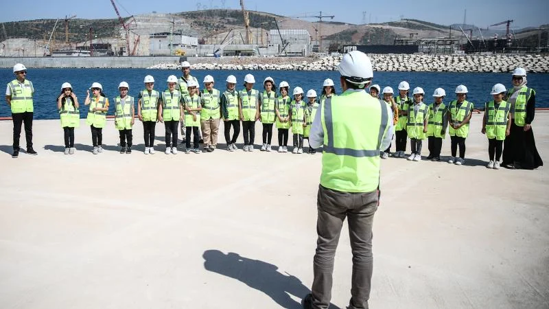 Çocuklar Akkuyu NGS’yi ziyaret etti