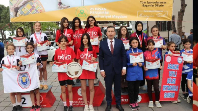 Ünye’de oryantiring yarışması düzenlendi