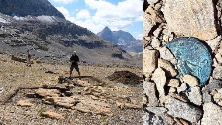 Yürüyüşçü, İsviçre Alpleri’nde 2.590 metre yükseklikte kutsal bir ibadet yeri buldu