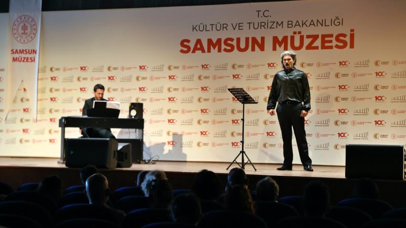 Samsun Devlet Opera ve Balesi müzede konser verdi