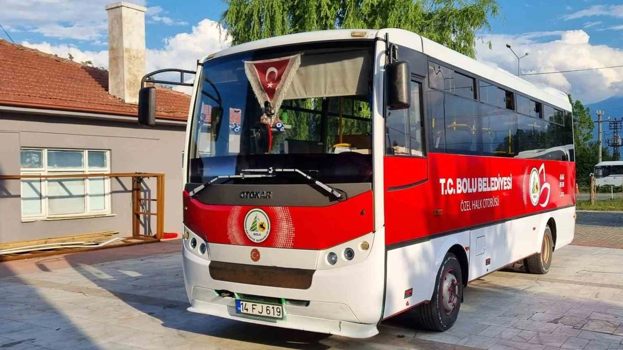 Bolu’da Ramazan Bayramı süresince özel halk otobüsleri ücretsiz