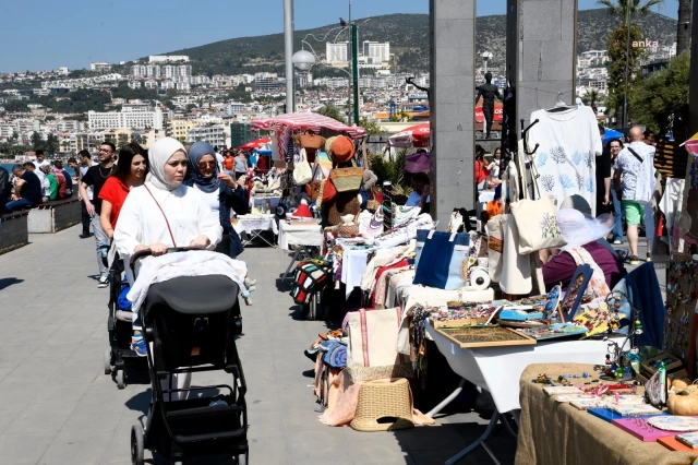 Kuşadası’nda El Emeği Festivali Ramazan Bayramı’nda da yoğun ilgi gördü
