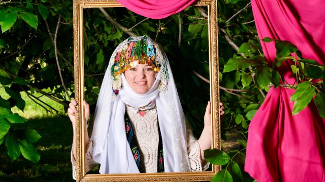 Kırklareli’nde unutulan “gelin başı çatma” geleneği Hıdrellez’de canlandırıldı