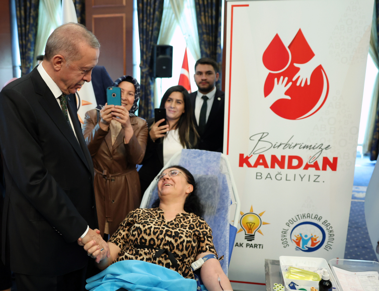 Cumhurbaşkanı Erdoğan, ‘Kan Ver Hayat Ver’ programına katıldı