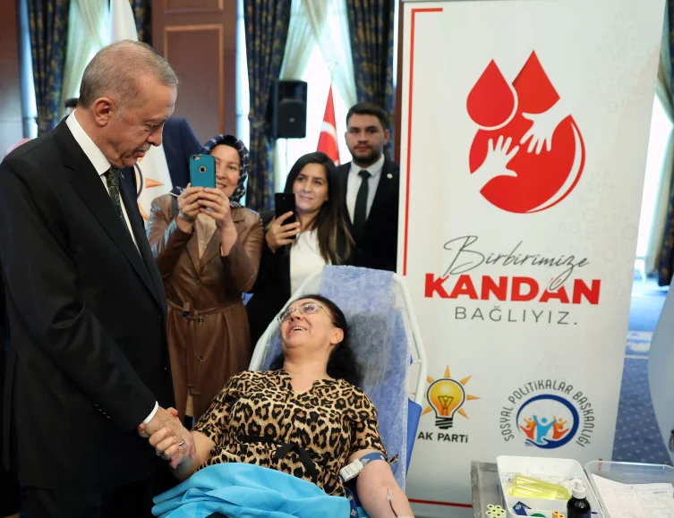 Cumhurbaşkanı Erdoğan, ‘Kan Ver Hayat Ver’ programına katıldı