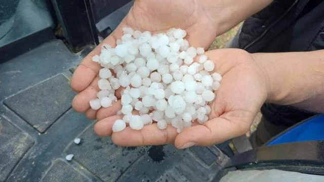 Kastamonu’da dolu yağışı etkili oldu