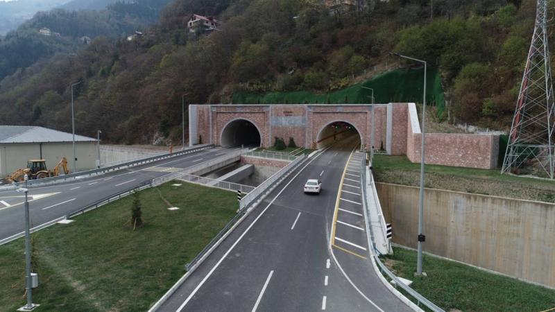Yeni Zigana Tüneli’nden bir yılda 1 milyon 770 bin araç geçti