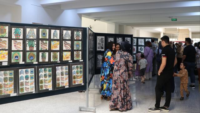 Kahramanmaraş’ta üniversite öğrencilerinin eserleri sergilendi