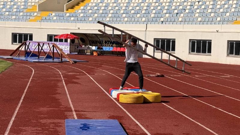Burdur’da Afet ve İtfaiye Oyunları Yarışması düzenlendi