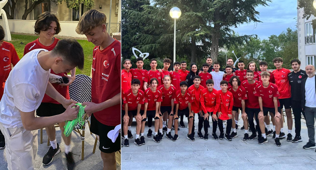 Arda Güler’den U14 Milli Takımı’na ziyaret