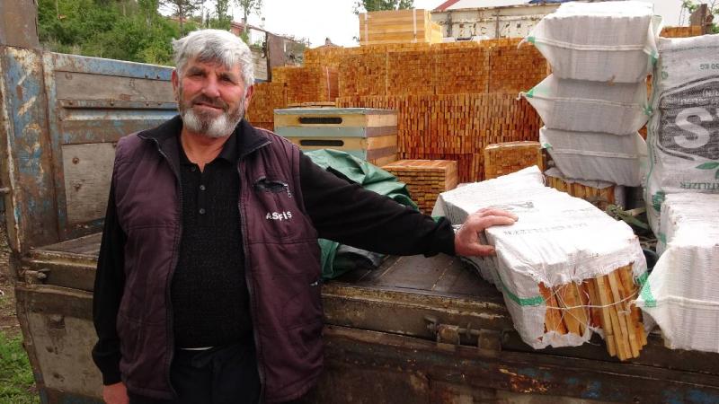 Yozgat’ta arıcılara 40 bin arı çıtası dağıtıldı