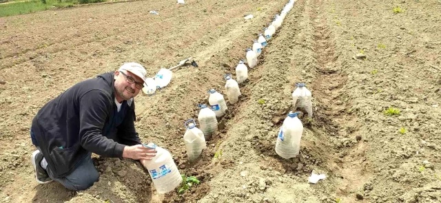 Hisarcık’ta Vatandaşlar Zirai Don ve Kırağıya Karşı Önlem Alıyor