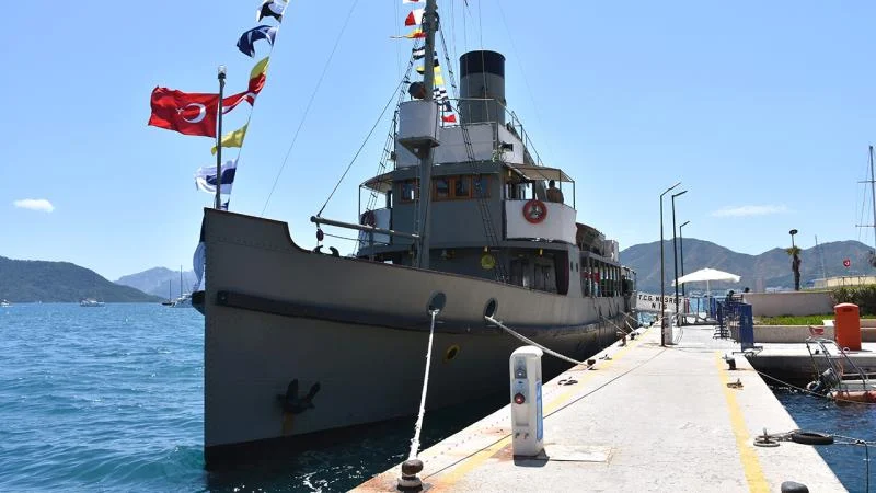TCG Nusret Müze Gemisi Marmaris’te