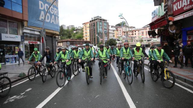 Rize’de “11. Yeşilay Bisiklet Turu” düzenlendi