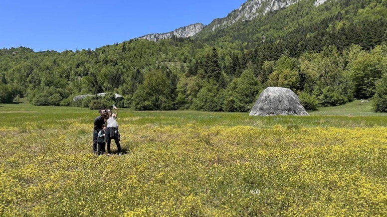 Küre Dağları’na ilkbaharın renkleri hakim oldu