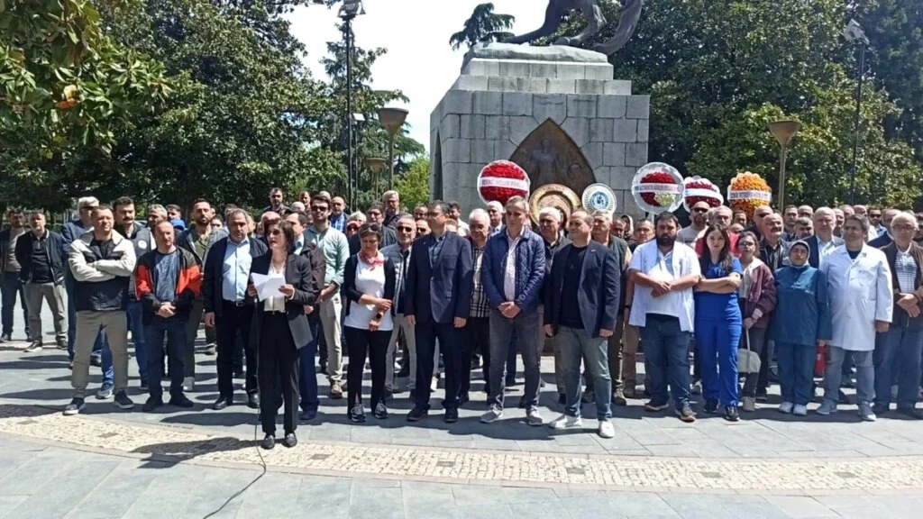 Samsun’da veteriner hekimlere saldırıya tepki gösterildi