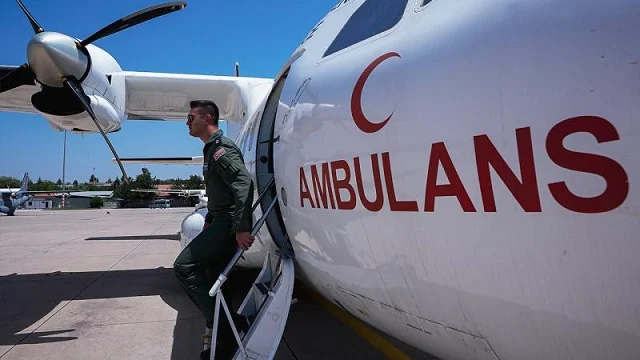 Hava Kuvvetleri’nin gökyüzündeki hastaneleri 7/24 nöbette