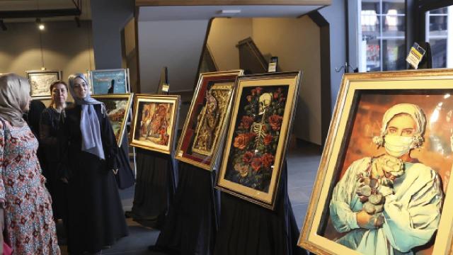 Gaziantep’te Kağıt Rölyef Sergisi açıldı