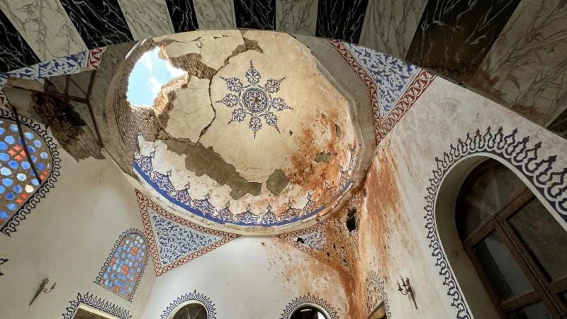 TİKA, iç savaşta hasar gören Necaşi türbesini yeniden restore edecek