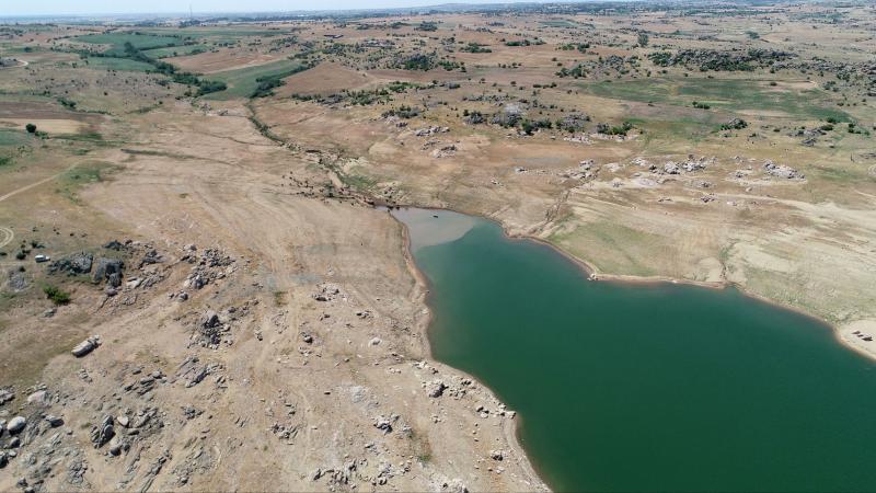 Edirne’ye içme suyu sağlayan barajın doluluk oranı yüzde 23 seviyesine düştü