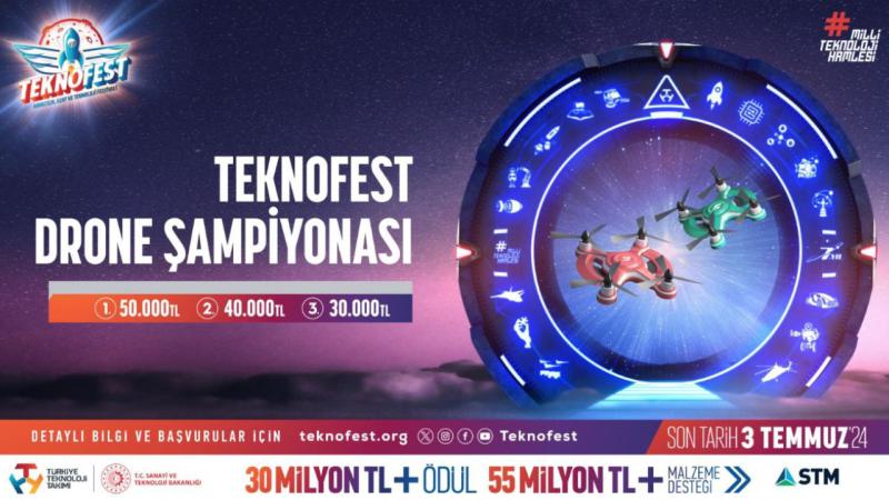 TEKNOFEST Drone Şampiyonası başvuruları başladı