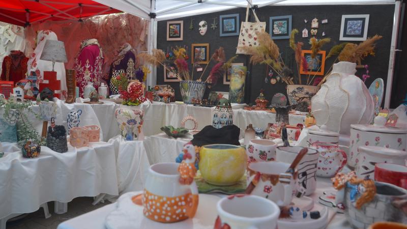 Kütahya’da hayat boyu öğrenme kursiyerlerinin ürünleri sergileniyor