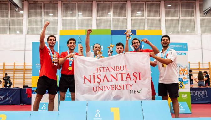Nişantaşı Üniversitesi Masa Tenisi’nde Avrupa Şampiyonu