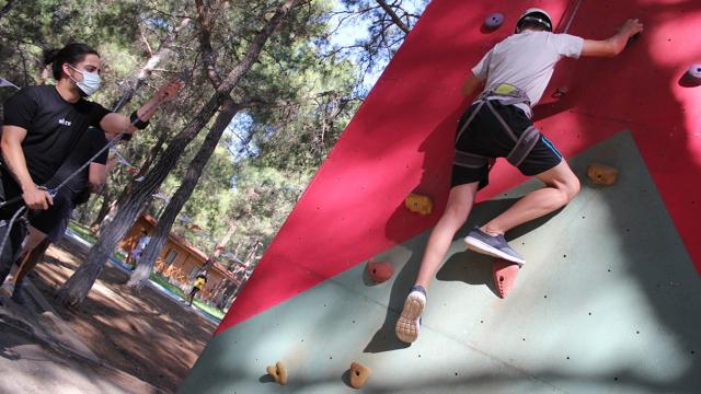 Çankırı’da öğrenciler yıl sonu kampı düzenledi