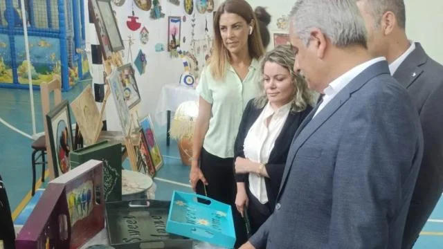 Tekirdağ’da “Sevgi Eli Sanata Dönüştü” sergisi açıldı