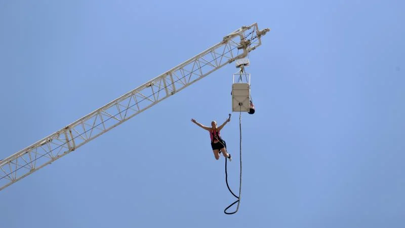 Adrenalinin zirvesi: Muğla’da “bungee jumping” heyecanı