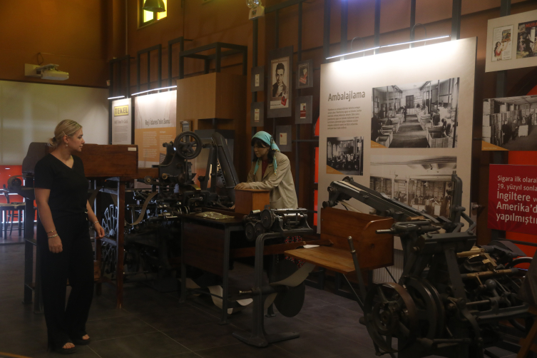 Tütünün üretim ve işlenme süreci Bafra’daki müzede anlatılıyor