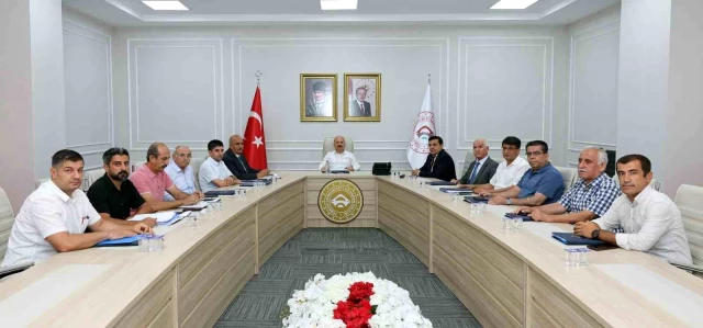 Adıyaman İl Özel İdaresi, kırsal kesime yönelik yatırım ve projeleri değerlendirdi