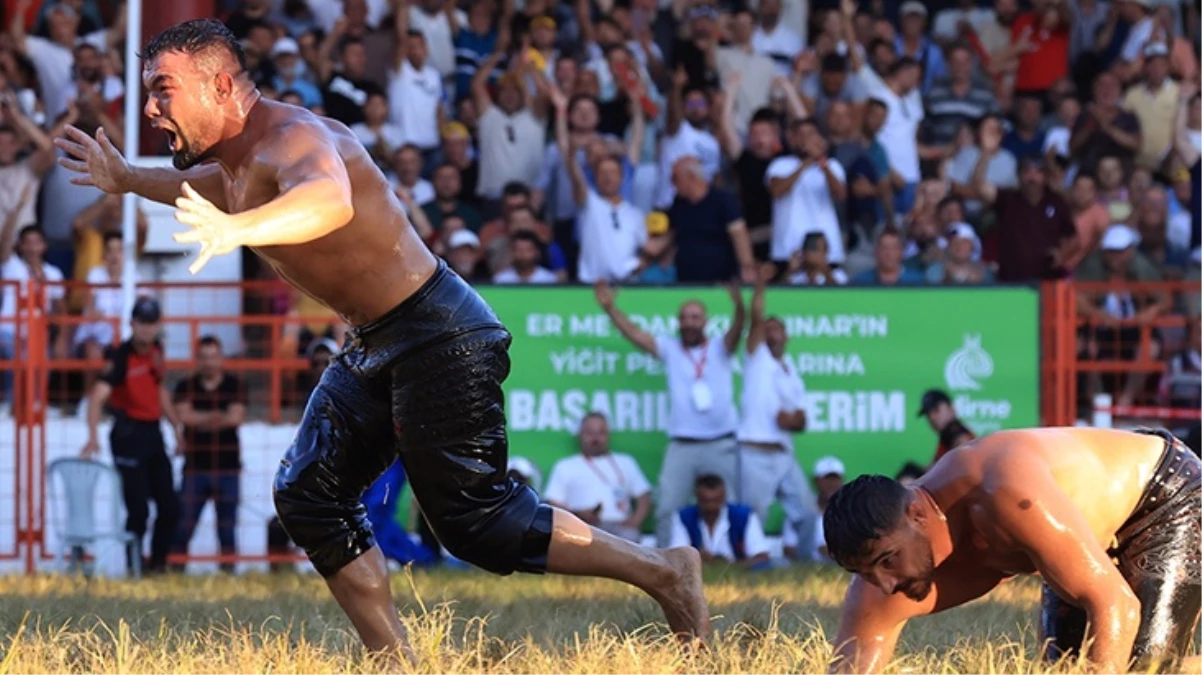 663. Tarihi Kırkpınar Yağlı Güreşleri’nde Yusuf Can Zeybek başpehlivan oldu