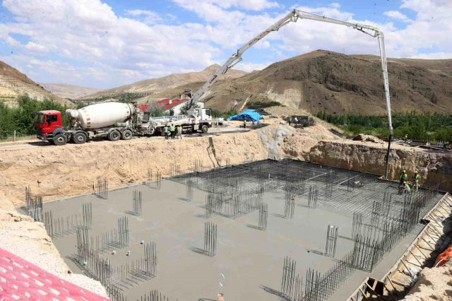 Sivas’ın Gürün ilçesinde deprem konutlarının temeli atıldı