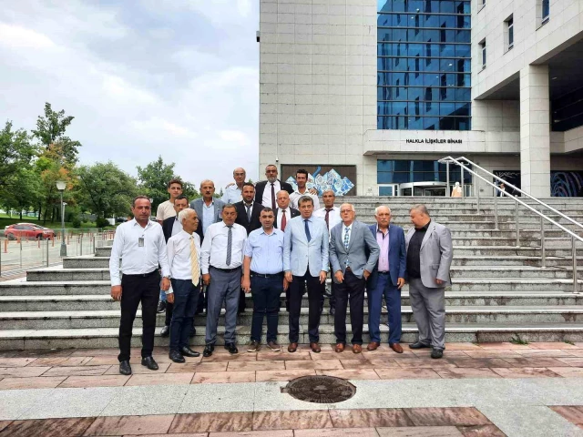 AYESOB Başkanı Muhammet Ali Künkcü, Ankara’da milletvekilleriyle görüştü