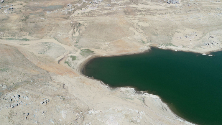 Edirne’ye içme suyu sağlayan barajda su seviyesi azalıyor