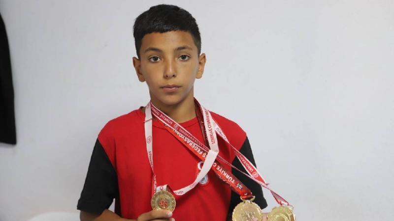 12 yaşındaki Ağrılı sporcu, 3. Türkiye şampiyonluğuna ulaştı
