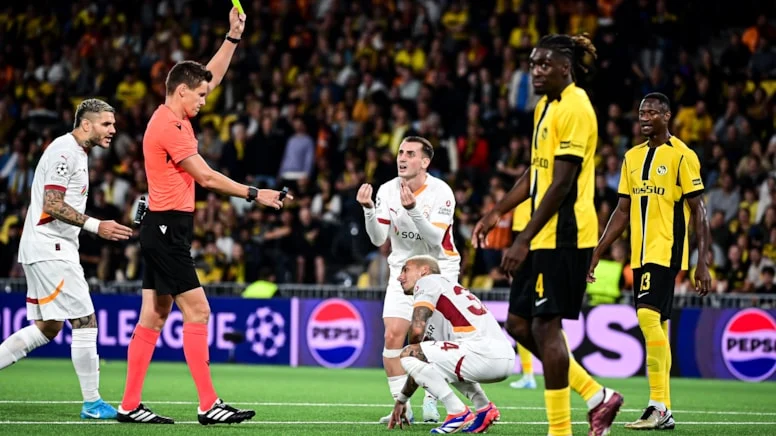 Galatasaray Şampiyonlar Ligi’nde Young Boys’a mağlup