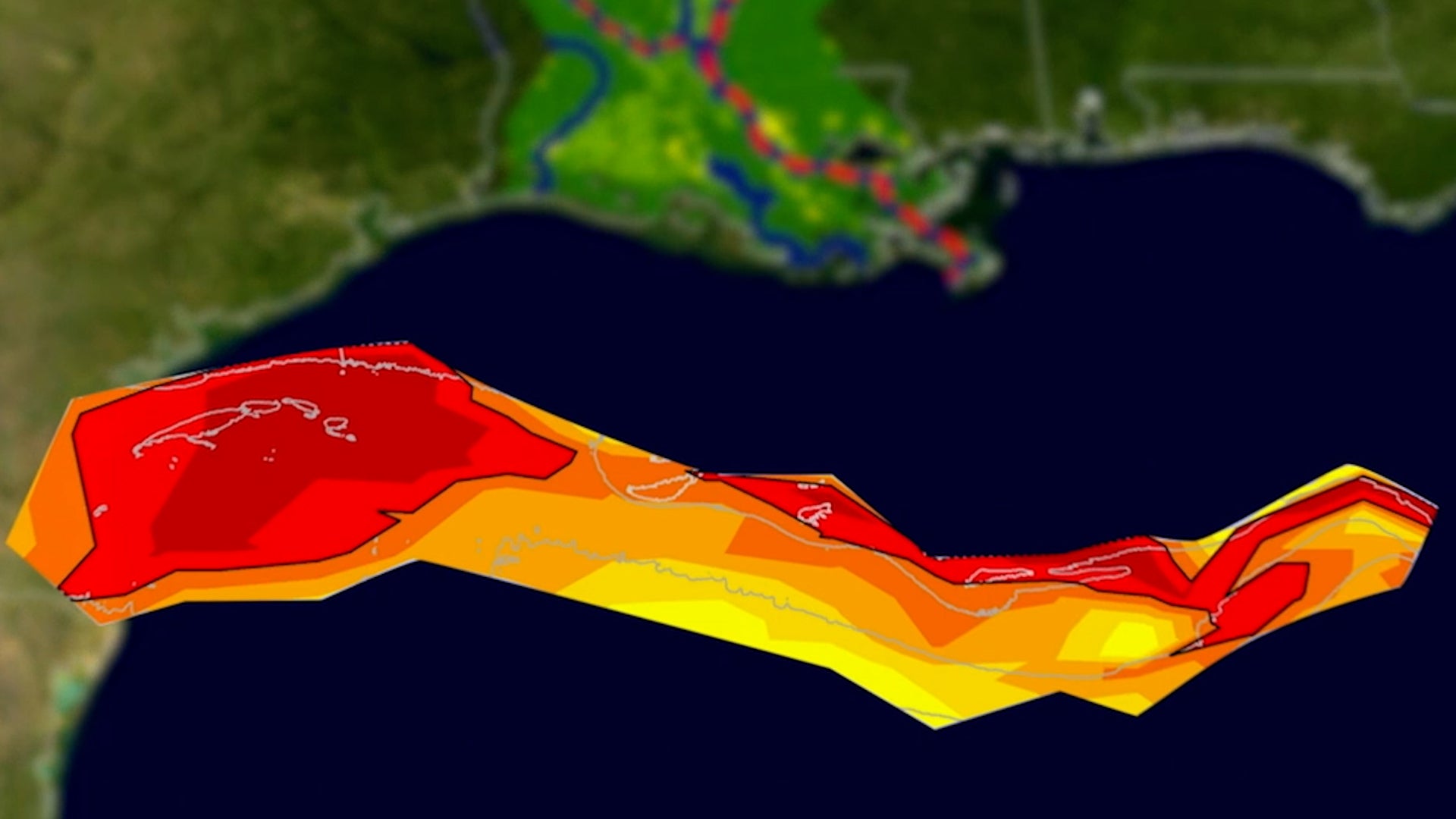 Harita, Meksika Körfezi’ndeki New Jersey’de Balık Öldüren ‘Ölü Bölge’nin Büyüklüğünü Ortaya Çıkardı