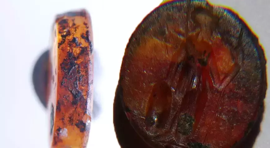 Assos’ta Keşfedilen Tanrıça Athena’yı Tasvir Eden 1.700 Yıllık Roma Yüzük Taşı