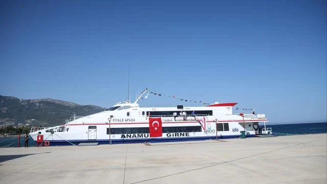 KKTC ile Anamur arasında feribot seferleri başladı