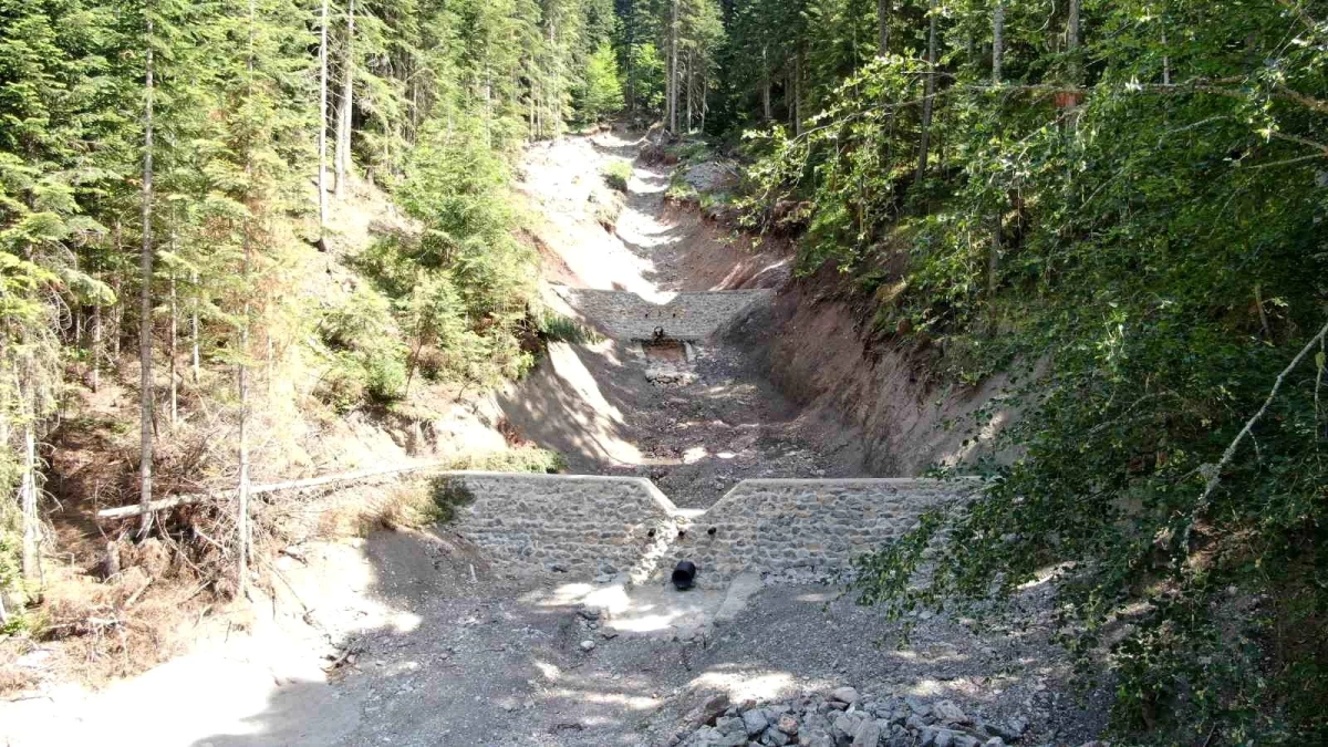 Kastamonu’da Havzalarda Yapılan Tersip Bentleri Sel Baskınlarını Azaltacak