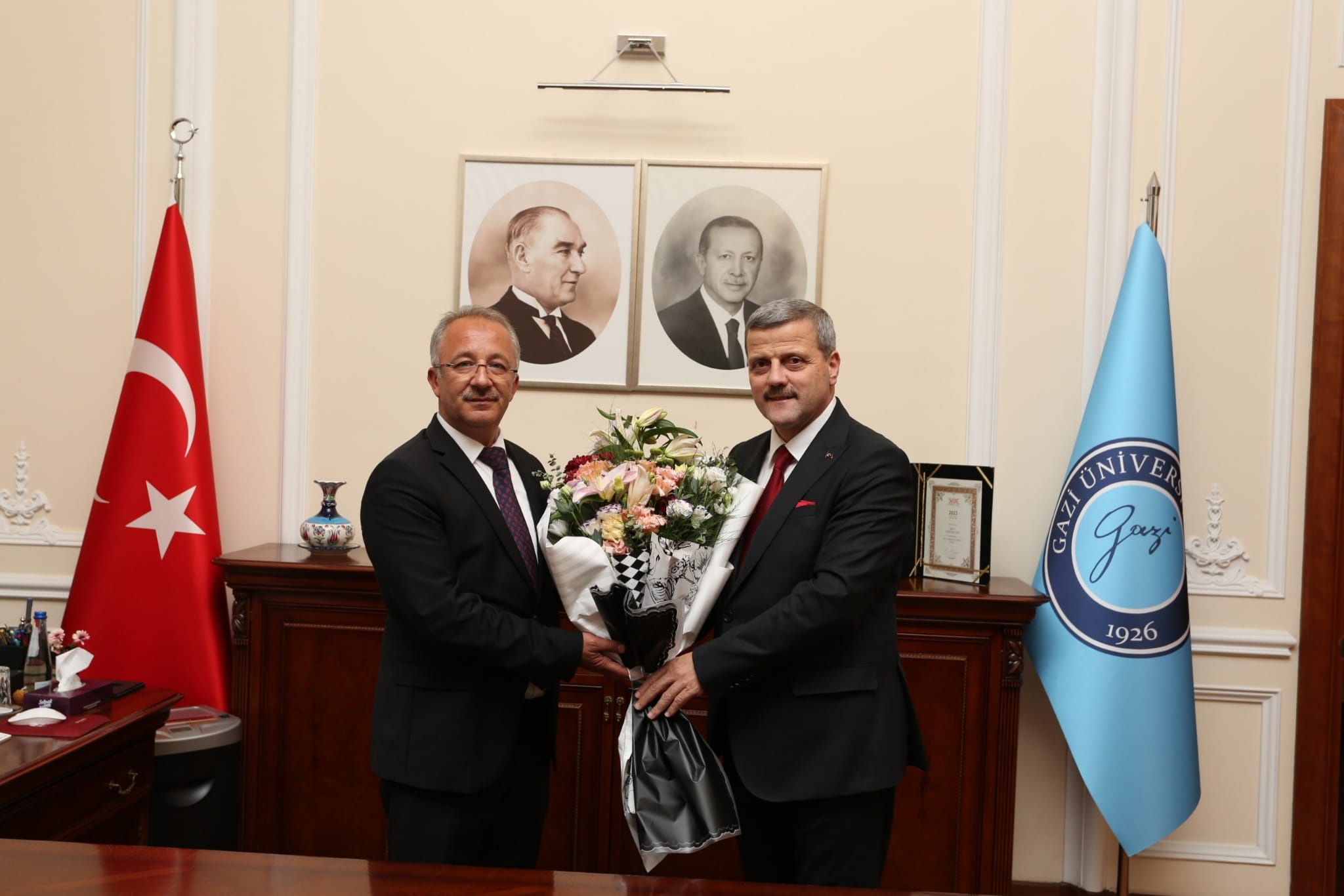 Gazi Üniversitesinde Rektörlük Devir Teslim Töreni