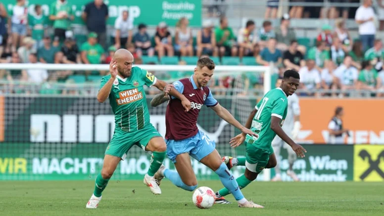 Sahasında 1-0 yenildiği maçın rövanşında Rapid Wien’e 2-0 mağlup olan Trabzonspor, UEFA Avrupa Liginden elendi