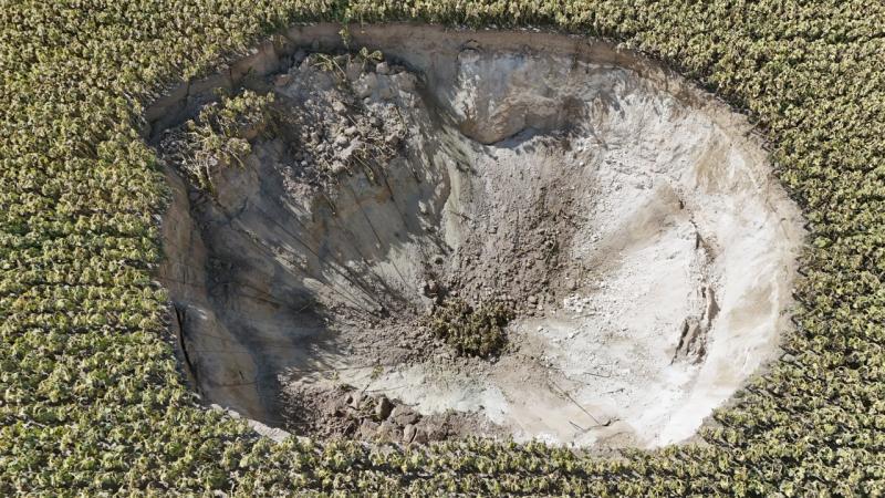 Konya’da bir obruk daha oluştu