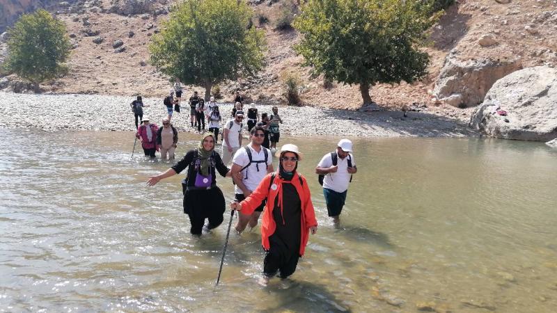 Batman’daki Zore Kanyonu Şanlıurfa’dan gelen ziyaretçileri ağırladı