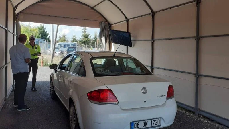 Kırşehir’de “Yaşam Tüneli” çadırında trafik kuralları anlatılıyor