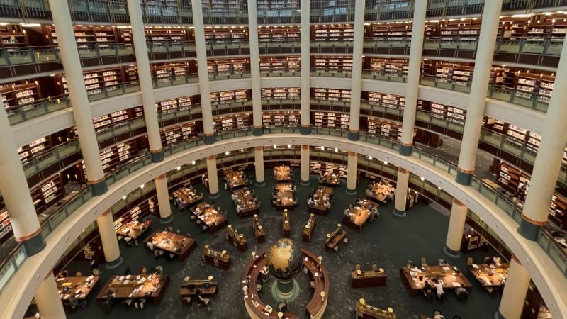 Millet Kütüphanesinde 1 milyon 300 bin kitap raylı sistemle erişime açıldı