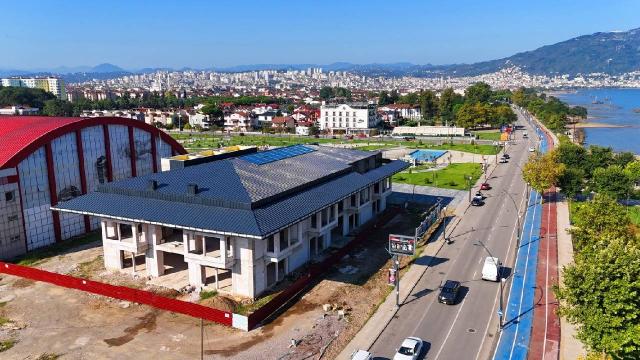 Ordu’da ‘Gençlik Kütüphanesi’nin kaba inşaatı tamamlandı